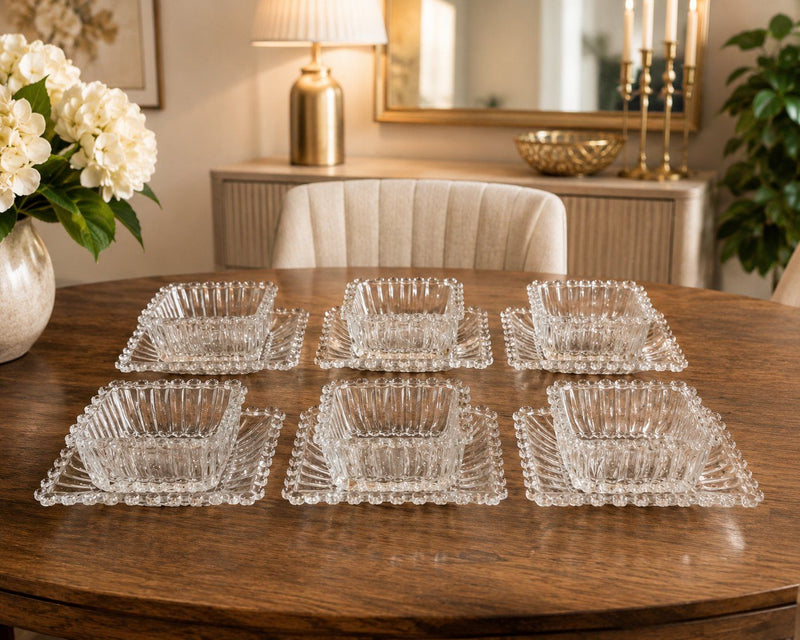 Snackschalenset 6 teilig aus Glas