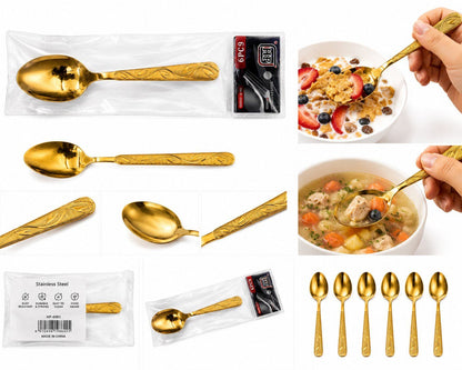 Esslöffel-Set aus Edelstahl - 2
