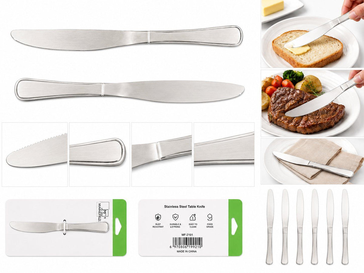 Messer-Set aus Edelstahl - 3