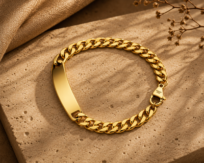 Men's Engraved ID Bracelet