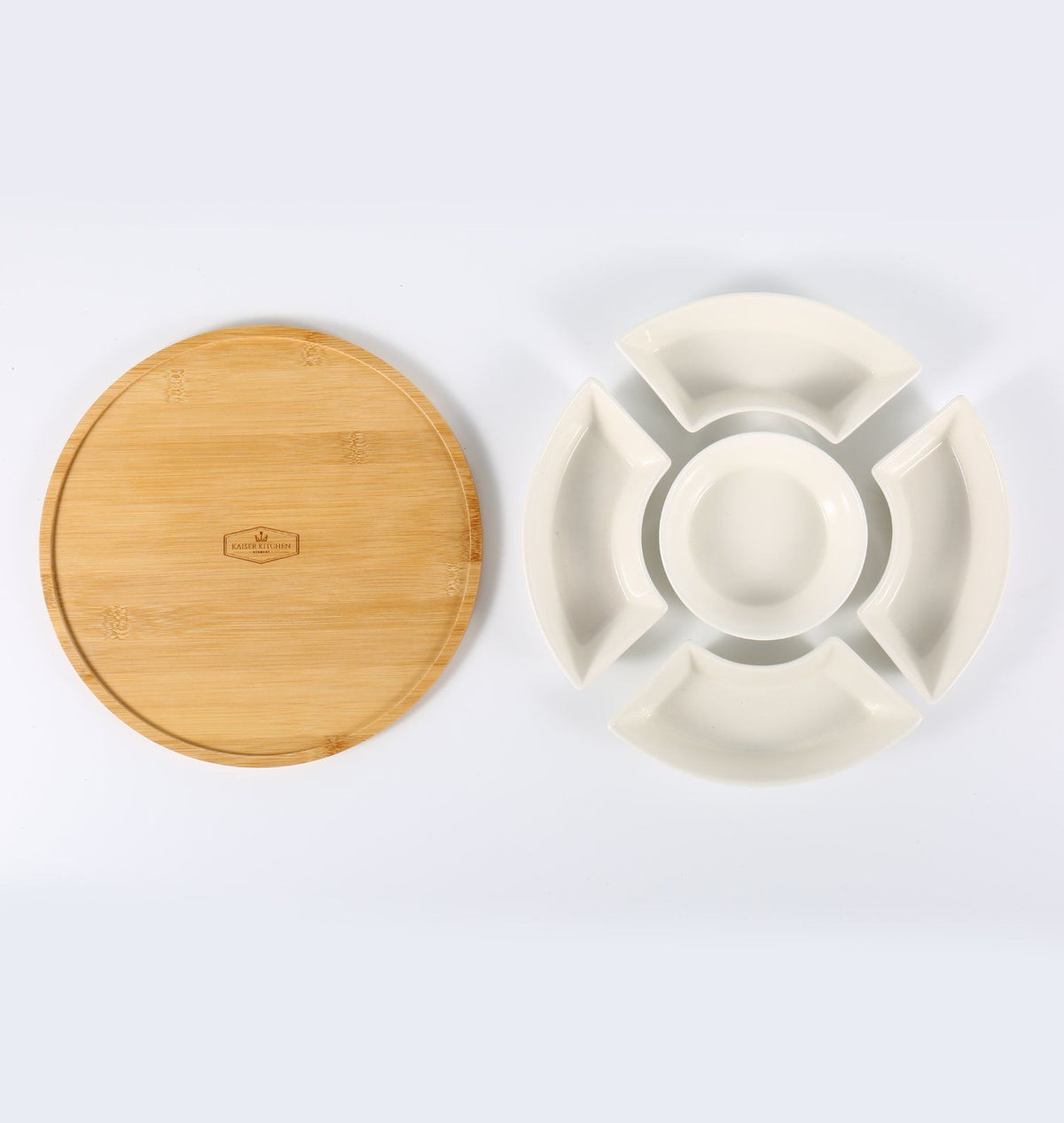 Glasschüssel mit Tablett - 3