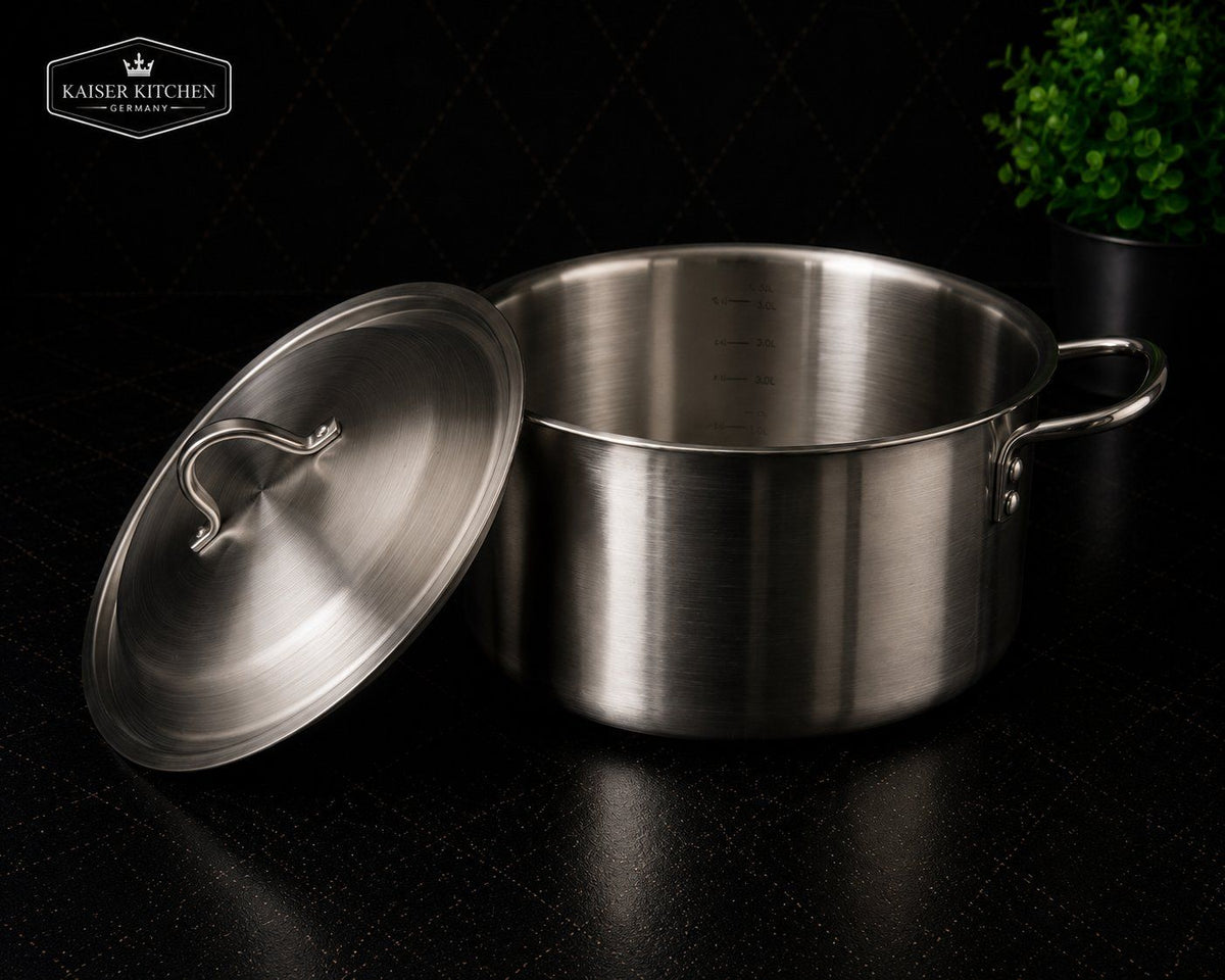 Kaiser Kitchen Suppen Topf 30cm silber