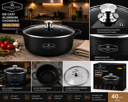 Kaiser Kitchen Keramik Topf  40x18cm/9l