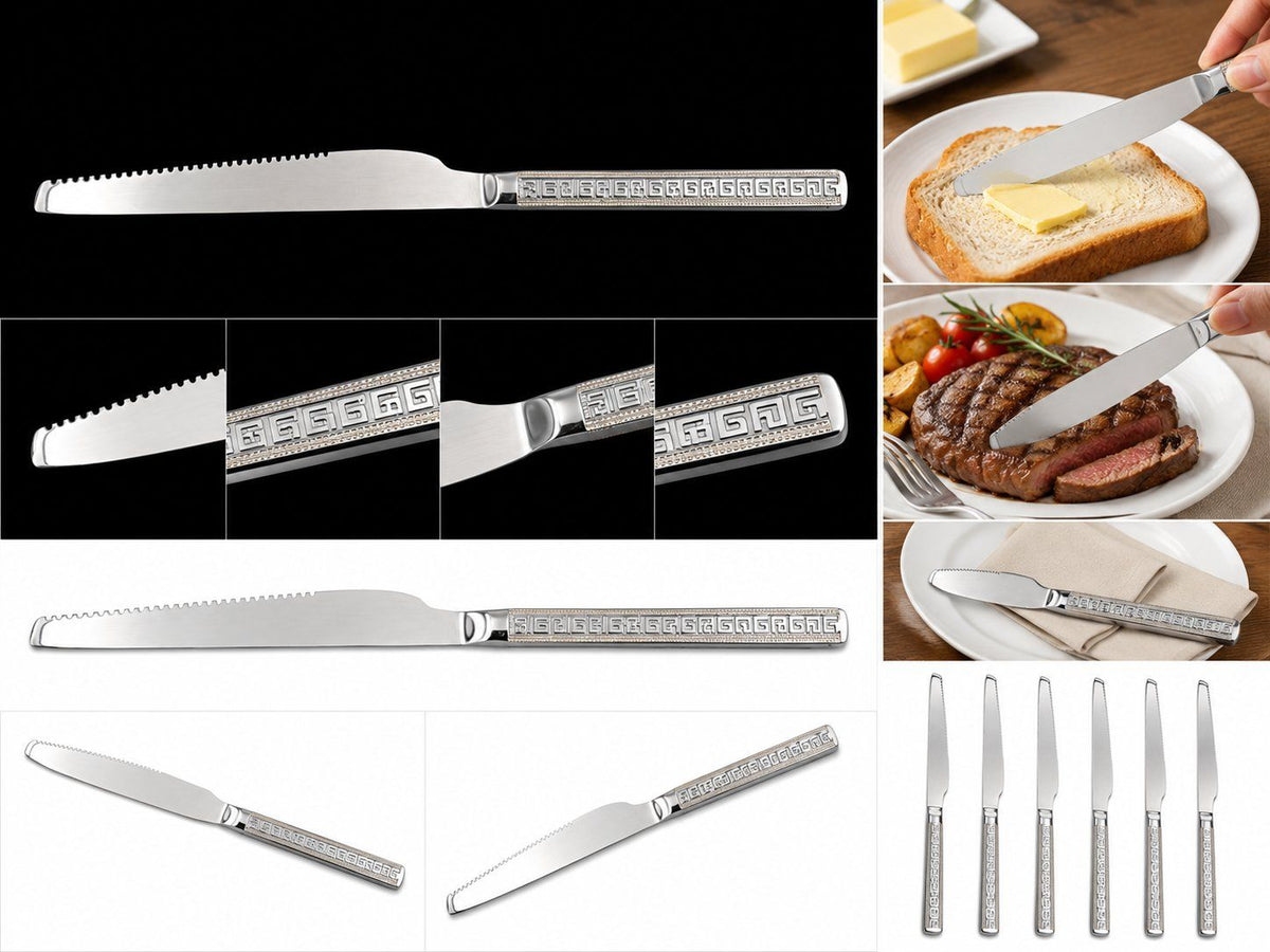 Messer-Set aus Edelstahl - 2
