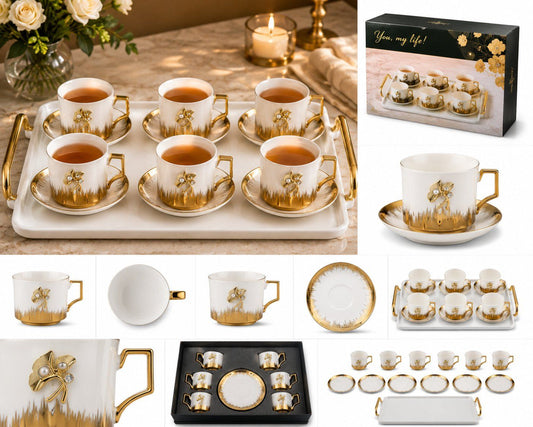 12-teiliges Kaffeetassen-Set