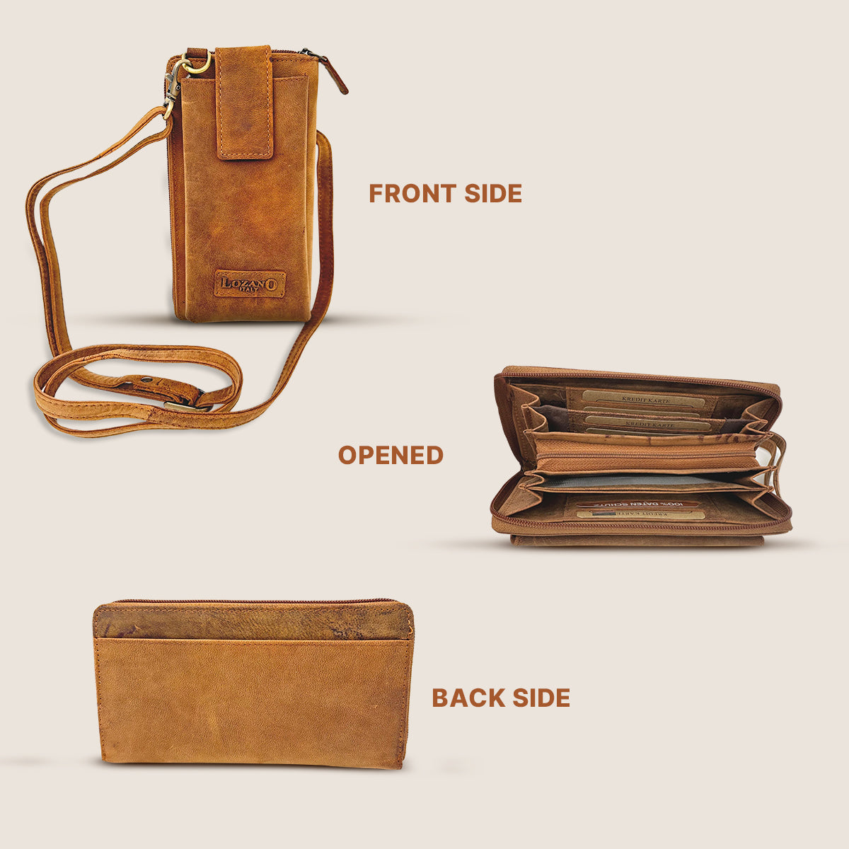 Leather Phone bag for ladies