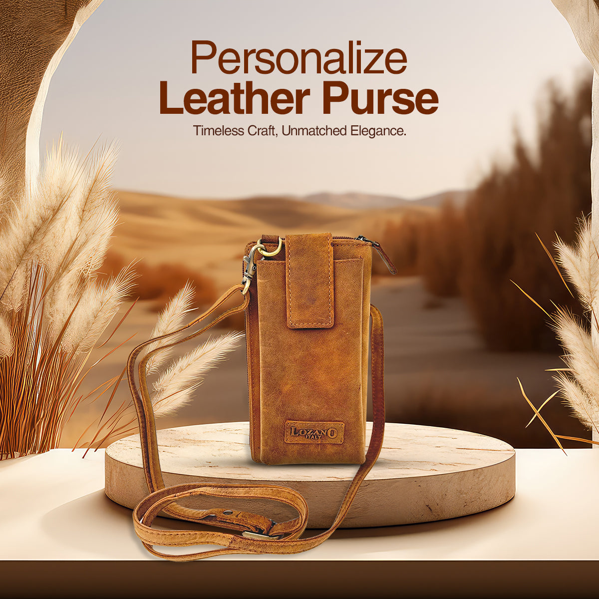 Leather Phone bag for ladies