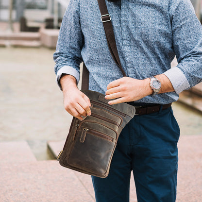 Leather Fanny Pack with Engraving