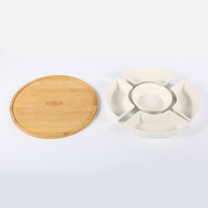 Glasschüssel mit Tablett - 4
