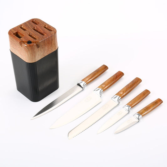 5er Messer Set mit Stand - 2