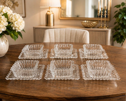 Snackschalenset 6 teilig aus Glas