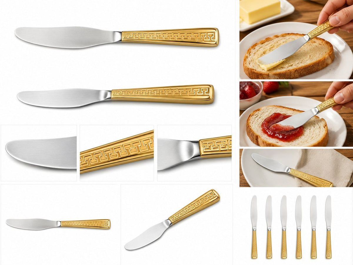 Messer-Set aus Edelstahl