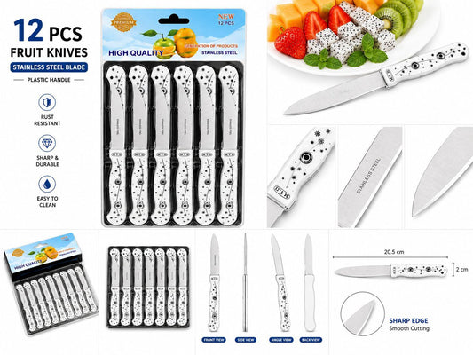 12 Set Gemüsemesser